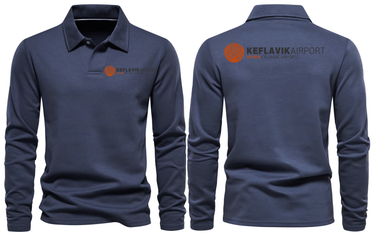 KEFLAVIK AIRPORT LONG SLEEVE POLO (Copy) (Copy)